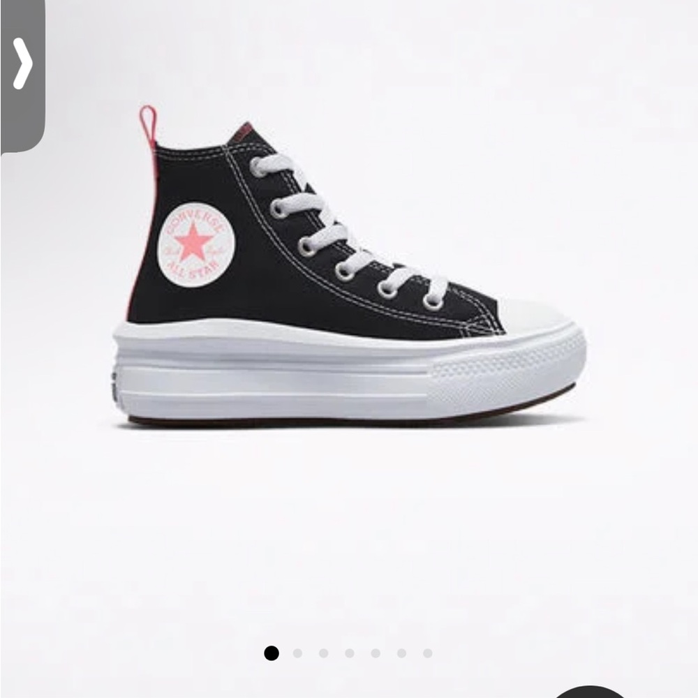 Converse Black and White Platform High-Tops